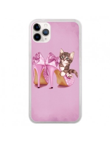 Coque iPhone 11 Pro Chaton Chat Kitten Chaussure Shoes - Maryline Cazenave