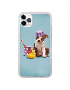 Coque iPhone 11 Pro Chien Dog Canard Fille - Maryline...