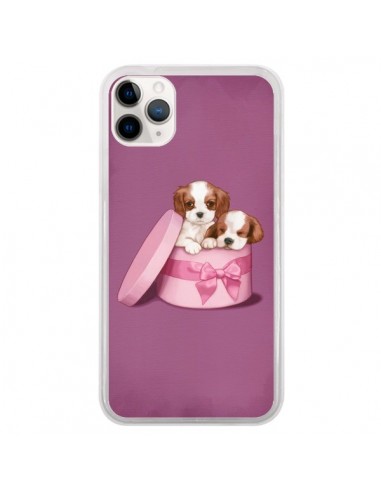 Coque iPhone 11 Pro Chien Dog Boite Noeud - Maryline Cazenave