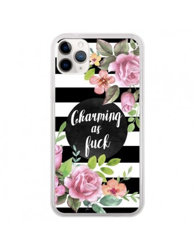 Coque iPhone 11 Pro Charming as Fuck Fleurs - Maryline Cazenave