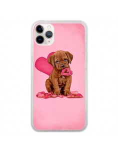 Coque iPhone 11 Pro Chien Dog Gateau Coeur Love -...