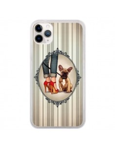 Coque iPhone 11 Pro Lady Jambes Chien Dog - Maryline...