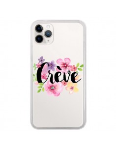 Coque iPhone 11 Pro Crève Fleurs Transparente - Maryline...
