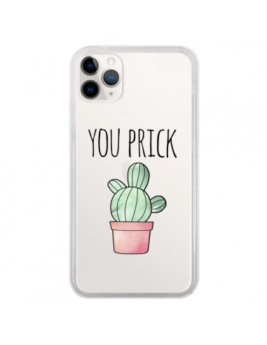 Coque iPhone 11 Pro You Prick Cactus Transparente - Maryline Cazenave