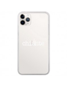 Coque iPhone 11 Pro Chiante Blanc Transparente - Maryline...