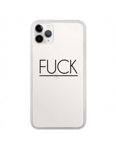 Coque iPhone 11 Pro Fuck Transparente - Maryline Cazenave