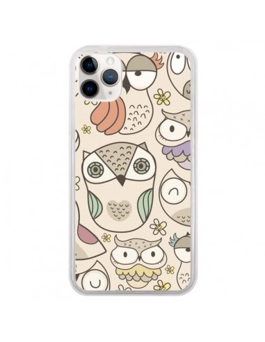 Coque iPhone 11 Pro Chouette Vintage - Maria Jose Da Luz