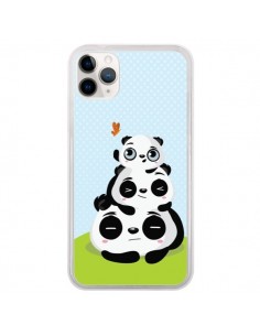 Coque iPhone 11 Pro Panda Famille - Maria Jose Da Luz