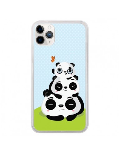 Coque iPhone 11 Pro Panda Famille - Maria Jose Da Luz