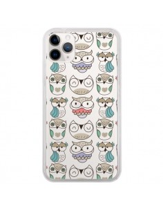 Coque iPhone 11 Pro Chouettes Owl Hibou Transparente -...