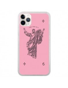 Coque iPhone 11 Pro God Pink Drake Chanteur Jeu Cartes -...