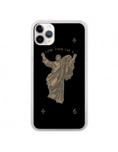Coque iPhone 11 Pro God Black Drake Chanteur Jeu Cartes -...