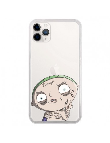 Coque iPhone 11 Pro Stewie Joker Suicide Squad Transparente - Mikadololo