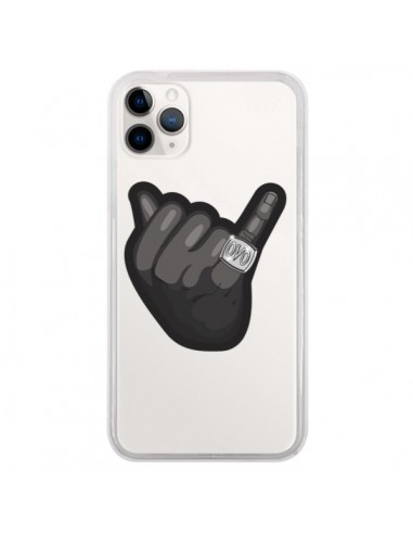 Coque iPhone 11 Pro OVO Ring bague Transparente - Mikadololo