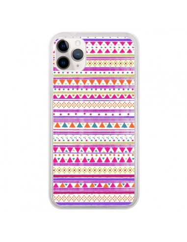 Coque iPhone 11 Pro Bandana Rose Azteque - Monica Martinez