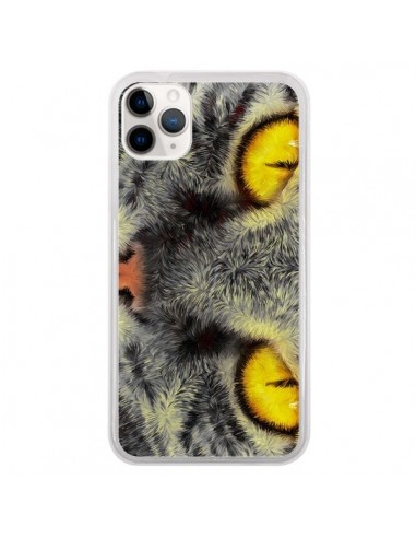 Coque iPhone 11 Pro Chat Gato Loco - Maximilian San