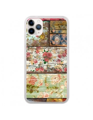 Coque iPhone 11 Pro Lady Rococo Bois Fleur - Maximilian San