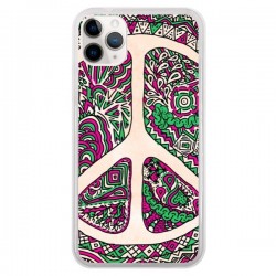Coque iPhone 11 Pro Peace and Love Azteque Vainilla -...