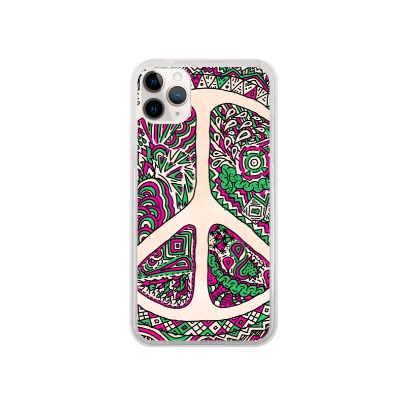 Coque iPhone 11 Pro Peace and Love Azteque Vainilla - Maximilian San