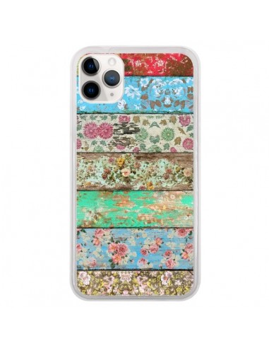 Coque iPhone 11 Pro Rococo Style Bois Fleur - Maximilian San