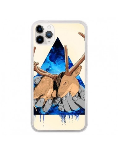 Coque iPhone 11 Pro Cerf Triangle Seconde Chance - Maximilian San