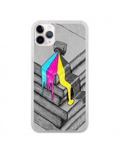 Coque iPhone 11 Pro Appareil Photo Bleeding Words -...