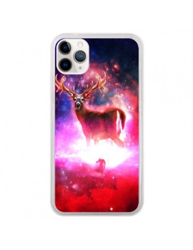 Coque iPhone 11 Pro Cosmic Deer Cerf Galaxy - Maximilian San