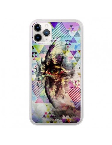 Coque iPhone 11 Pro Oeil Triangle Oiseau Cry Bird - Maximilian San