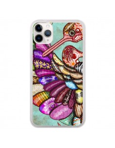 Coque iPhone 11 Pro Paon Multicolore Eco Bird -...