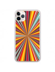 Coque iPhone 11 Pro Horizon Bandes Multicolores -...