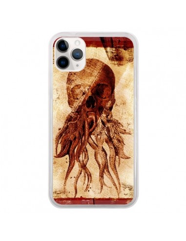 Coque iPhone 11 Pro Octopu Skull Poulpe Tête de Mort - Maximilian San