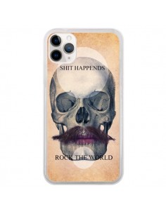 Coque iPhone 11 Pro Rock Skull Tête de Mort - Maximilian San