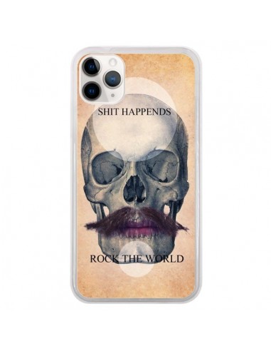 Coque iPhone 11 Pro Rock Skull Tête de Mort - Maximilian San