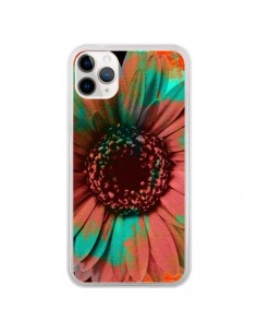 Coque iPhone 11 Pro Tournesol Lysergic Flower -...