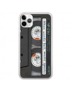 Coque iPhone 11 Pro Cassette Words K7 - Maximilian San