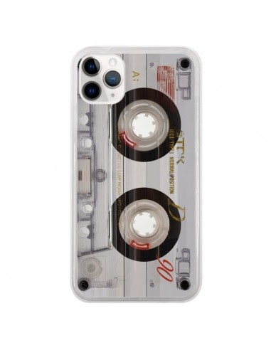 Coque iPhone 11 Pro Cassette Transparente K7 - Maximilian San