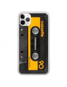 Coque iPhone 11 Pro Yellow Cassette K7 - Maximilian San