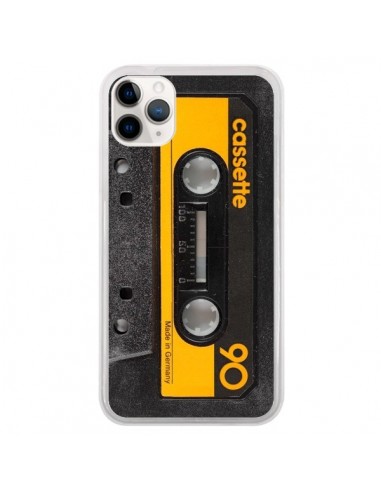 Coque iPhone 11 Pro Yellow Cassette K7 - Maximilian San
