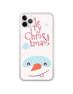 Coque iPhone 11 Pro Bonhomme de Neige Merry Christmas...