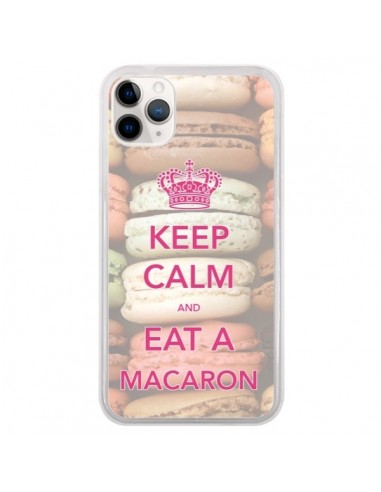 Coque iPhone 11 Pro Keep Calm and Eat A Macaron - Nico
