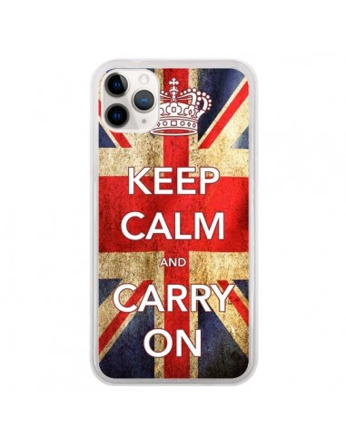 Coque iPhone 11 Pro Keep Calm and Carry On - Nico