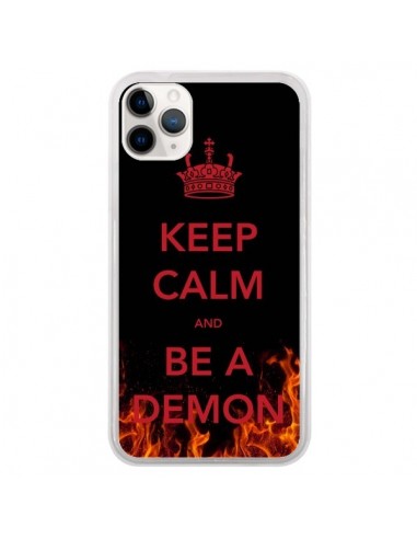 Coque iPhone 11 Pro Keep Calm and Be A Demon - Nico