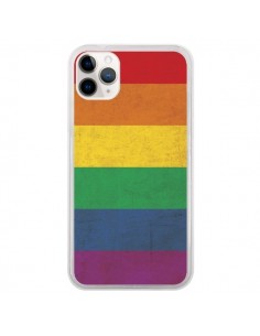 Coque iPhone 11 Pro Drapeau Arc En Ciel Gay - Nico