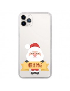 Coque iPhone 11 Pro Père Noël Merry Christmas...