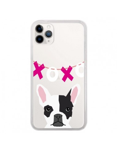 Coque iPhone 11 Pro Bulldog Français XoXo Chien Transparente - Pet Friendly