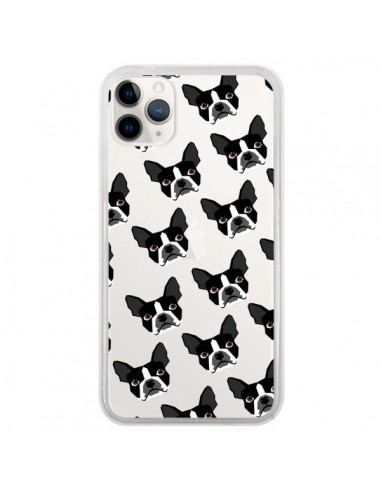 Coque iPhone 11 Pro Chiens Boston Terrier Transparente - Pet Friendly