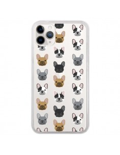 Coque iPhone 11 Pro Chiens Bulldog Français Transparente...