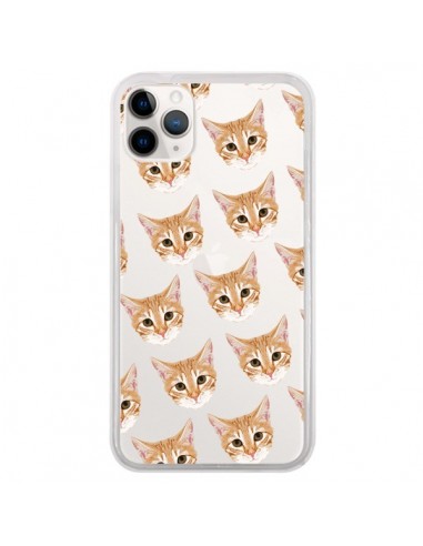 Coque iPhone 11 Pro Chats Beige Transparente - Pet Friendly