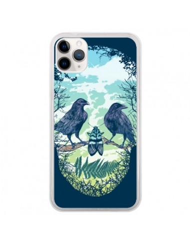 Coque iPhone 11 Pro Tête de Mort Nature - Rachel Caldwell