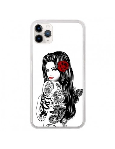 Coque iPhone 11 Pro Tattoo Girl Lolita - Rachel Caldwell